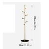 TOOSII Coat Rack Freestanding Creative Tree-Shaped Floor-to-Ceiling Hanger Bedroom Living Room Metal Coat Rack Simple Vertical Clothes Rack Hanger Hallway/Entrance Hanger Brackets view 2