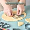 12Pcs Christmas Cookie Cutters, Cake Moulds with Storage Rings, Stainless Steel Cookie Cutters for Christmas Party Holiday view 2
