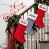 CRSTAFU Christmas Stockings Personalized, Custom Name 20 Inches Family Xmas Stockings, Super Soft White Plush Cuff with Deluxe Velvet Body view 3