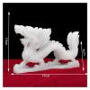 BytheM Sculpture Tabletop Sculpture Lucky Chinese Desktop Ornament Feng Shui Crafts Office Table Top Decor Figurine Statue of Wealth Statues view 2