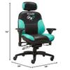 BodyBilt Gx7 Gaming Chair, Computer Chair with Lumbar Support, Height Adjustable Game Chair with 360-Swivel Seat and Headrest. for Office or Gaming view 2