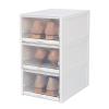 msur Shoe Storage Box Sneaker Plastic Box Drawer Type Shoe Box view 2