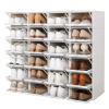 msur Shoe Storage Box Sneaker Plastic Box Drawer Type Shoe Box view 3