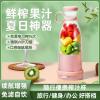 Portable Blender, Fashion Portable Blender for Shakes and Smoothies 11.8 Oz, Magnetic USB Fast Charging Mini Fresh Juice Mixer Bottle, Take It for Traveling, Outdoor, Gym, Office, Cars, Gift -PK view 3