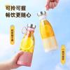 Portable Blender, Fashion Portable Blender for Shakes and Smoothies 11.8 Oz, Magnetic USB Fast Charging Mini Fresh Juice Mixer Bottle, Take It for Traveling, Outdoor, Gym, Office, Cars, Gift -PK view 4