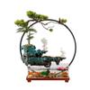 Tabletop Fountain Tabletop Fountain Office Desk Decoration Fountain Indoor Ceramic Rockery Atomized Fountains Creative Fish Tank Waterfall Desktop Fountain Desktop Fountains view 1