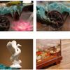 Tabletop Fountain Tabletop Fountain Office Desk Decoration Fountain Indoor Ceramic Rockery Atomized Fountains Creative Fish Tank Waterfall Desktop Fountain Desktop Fountains view 3