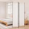 3-Panel Room Divider do it Yourself Room dividers,Decorative Wood Room Divider Folding Screens, Room Divider Wall,Cute Room Decor,White 59.1"x86.6" Fabric view 1