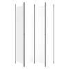 4-Panel Room Divider do it Yourself Room dividers,Decorative Wood Room Divider Folding Screens, Room Divider Wall,Cute Room Decor,White 78.7"x86.6" Fabric view 3