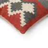 iinfinize Kilim Pillow Cover Bohemian Handwoven Cushion Cover Turkish Square Cushion Case Ethnic Wool Jute Pillow Case for Living Room Decor Turkish Square Cushion Case (1) view 4