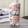 MEDROC Miracle Worker Nutrition Facts Trash Collector Tumbler Stainless Steel 20oz, Funny Gifts Bulks For Office Women Men Work Friend Coworker, Driking Coffee Cup For Birthday Christmas view 2