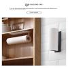 TENWEL Kitchen Paper Towel Rack Non-Drilling Wall-Mounted Kitchen Paper Towel Holder, Cabinet Hanger, Roll Paper Holder, Hanging Roll Holder view 2