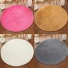 UEAUY Plush Round Rug Soft Indoor Modern Area Rugs Yoga Mat for Children Bedroom Home Decor Nursery Red 6.6 Feet view 4