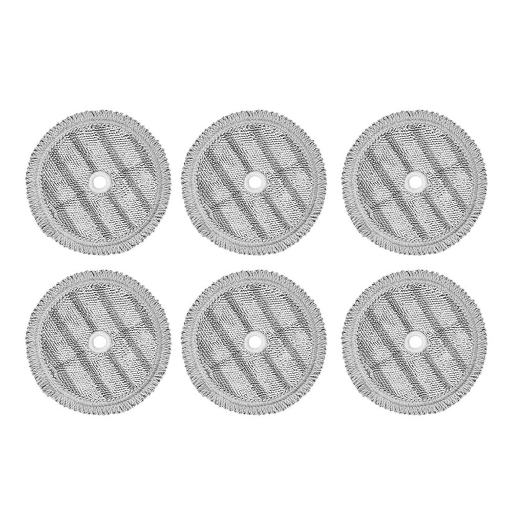 KAMNIK 6Pcs Replacement Mop Pads RagsCompatible for LG A9 Steam Mop Cloth Vacuum Cleaner Robot Mopping Machine Cleaning Cloth Spare Parts