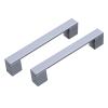 handles for cupboards wardrobe draws, 2 Pack Cabinet Pulls Cabinet Handles Aluminum Alloy Cupboard Door Handles Cabinet Knobs Hardware Square T Bar Drawer Pulls Door Levers for Kitchen Drawer Wardrobe view 1