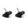 ConvOw Wheels, Vacuum Cleaner Wheels Compatible with DreamBot D9/L10 Pro Robot Vacuum Cleaner Accessory Replacement Parts Kit Wheels (Size : 2pcs Black) view 1