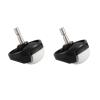 ConvOw Wheels, Vacuum Cleaner Wheels Compatible with DreamBot D9/L10 Pro Robot Vacuum Cleaner Accessory Replacement Parts Kit Wheels (Size : 2pcs Black) view 2