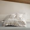 Marimekko - King Duvet Cover Set, Organic Cotton Bedding with Matching Shams, Luxury Home Decor, GOTS Certified (Lokki Beige, King) view 1