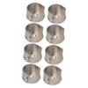 8 Pcs Roman Pole Wall Bracket U Shaped Rod Socket Home Decor Rod end Support Curtain Accessories no Screw Curtain Rod Brackets Ceiling Mount Curtain Rod Iron Decorative Frame Metal view 1