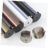 8 Pcs Roman Pole Wall Bracket U Shaped Rod Socket Home Decor Rod end Support Curtain Accessories no Screw Curtain Rod Brackets Ceiling Mount Curtain Rod Iron Decorative Frame Metal view 3