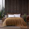 Eddie Bauer - King Size Blanket, 100% Soft Cotton Bedding with Waffle Weave Texture, 400 GSM, Throw Blanket for Couch or Bed (Brown) view 1