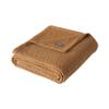 Eddie Bauer - King Size Blanket, 100% Soft Cotton Bedding with Waffle Weave Texture, 400 GSM, Throw Blanket for Couch or Bed (Brown) view 2