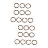 DECHOUS 20pcs Rattan Wreath Frames for Crafts Decorative Wreath Accessories Natural Material for Creative Holiday Decorations Shape for Seasonal Projects view 1