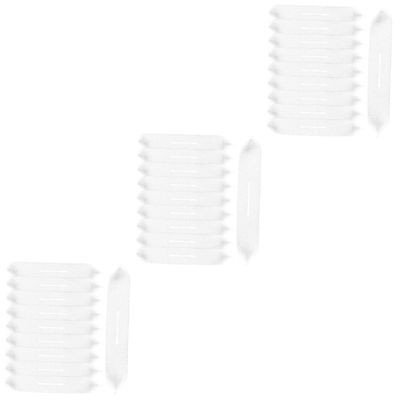 60 pcs Hanger Sponge Cover Protective case with Foam Hangers for Clothes Suit Hangers Adhesive Hanger Foam Strips Hanger Sponge Strips Clothing Hanger Strips Hanger Protector Cover DOITOOL
