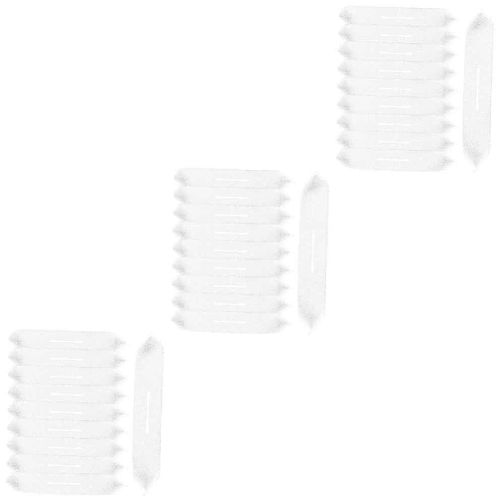 60 pcs Hanger Sponge Cover Protective case with Foam Hangers for Clothes Suit Hangers Adhesive Hanger Foam Strips Hanger Sponge Strips Clothing Hanger Strips Hanger Protector Cover DOITOOL