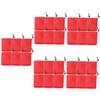 INOOMP 30pcs Drawstring Bags for Small Sundries Storage Camping Organizers for Jewelry Crafts Travel Red Outdoor Pouches view 1