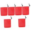 INOOMP 30pcs Drawstring Bags for Small Sundries Storage Camping Organizers for Jewelry Crafts Travel Red Outdoor Pouches view 2