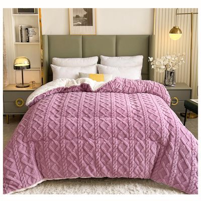 ZTGL Thickened Luxury Flannel Blanket, Super Soft Insulation Lamb Fleece Quilt, Autumn and Winter Plush Comforters, Fluffy Double-Sided Lamb Fleece Duvet,Flower f,150x200cm(3kg)