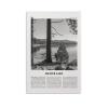 Shaver Lake Print Black And White, Shaver Lake Wall Art, Shaver Lake Poster, Shaver Lake Photo, Shav Canvas Art Poster And Wall Art Picture Print Modern Family Bedroom Decor Posters 12x18inch(30x45cm) view 1