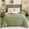 ZTGL Thickened Luxury Flannel Blanket, Super Soft Insulation Lamb Fleece Quilt, Autumn and Winter Plush Comforters, Fluffy Double-Sided Lamb Fleece Duvet,Flower d,150x200cm(3kg) view 1