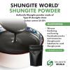 Shungite World 8 oz Fine Shungite Powder from Real Shungite Stones for Shungite Pyramid Mold, Orgone Pyramid Resin Mold Shungite Bracelet Necklace Resin Jewelry Shungite Paint and More (1 Pack) view 3