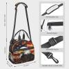 AdaNti American Flag Fire Eagle print Lunch Bag Reusable Insulated Lunch Boxes Cooler Tote Bags For Work Office Picnic Travel view 4