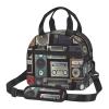 AdaNti Vintage Wall of Radio Boombox print Lunch Bag Reusable Insulated Lunch Boxes Cooler Tote Bags For Work Office Picnic Travel view 1