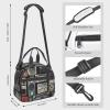 AdaNti Vintage Wall of Radio Boombox print Lunch Bag Reusable Insulated Lunch Boxes Cooler Tote Bags For Work Office Picnic Travel view 4
