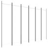 6-Panel Room Divider White,Locker Room Partition,Privacy Screen,Bulkhead Screen,Folding Wall,Room Divider Wall,for Studio,Garage,Hospital,Restaurant,Classroom,118.1"x78.7" Fabric view 2