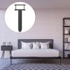 uxcell 2 Sets Adjustable Height Bed Frame Support Legs Replacement Bed Center Slat Support Legs for Sofa Cabinet(250mm-450mm/9.8"-17.7"), Black view 2