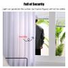 Wall Divider for Room Separation Hanging, 2 2.3 M Curtain Rod with Curtain/ Beauty Salon Partitions Set of 1, Privacy Screen Temporary Panels for Changing Room Bedroom ( Color : Gold Rod+Blue Curtain view 4