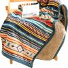 Creative Bohemian Trendy Throw Blanket|Thick Warm Cover Blanket Shawl|Super Soft and Cozy Knee Blanket for Couch Sofa Bed,A,70x100CM(27.5x39.3in) view 1