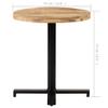 AJSEOYBS Pub Bar Table, Pub Height Table Bistro Table Mini-Buffet Table Desk Entry Way Table for Dining Room,Living Room,Bistro Table Round ?27.5"x29.5" Rough Mango Wood view 2