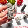 IPUDIS 1pc Crystal Stone Natural Crystal Raw Stone Crystals Point Wands Quartz Rough Specimen Geode Cluster Home Decor Gifts for Meditaion view 2