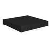 DYRJDJWIDHW Floating Wall Shelves 2 pcs Bookshelf for Bedroom,Shelves,Wood Bookcase,Suitable for Bedroom, Office, Living Room, Study,Black 9.1"x9.3"x1.5" MDF view 2