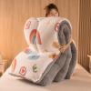 AOPPLSOT Thickened Winter Lamb Quilt, Super Soft Fluffy Comforter, Double Sided Velvet Quilted Fleece Blanket for Bed,White,150 * 200cm 3kg view 1