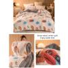 AOPPLSOT Thickened Winter Lamb Quilt, Super Soft Fluffy Comforter, Double Sided Velvet Quilted Fleece Blanket for Bed,White,150 * 200cm 3kg view 3