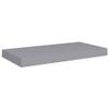 DYRJDJWIDHW Floating Wall Shelves 2 pcs Bookshelf for Bedroom,Shelves,Wood Bookcase,Suitable for Bedroom, Office, Living Room, Study,Gray 19.7"x9.1"x1.5" MDF view 3