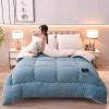 AOPPLSOT Winter Soft Warm Bed Quilt, Thickened Fluffy Comforter, Cashmere Quilt,Plush Duvet for Bed, Heavy Warm for Winter,Light Blue,180 * 220cm 4kg view 1