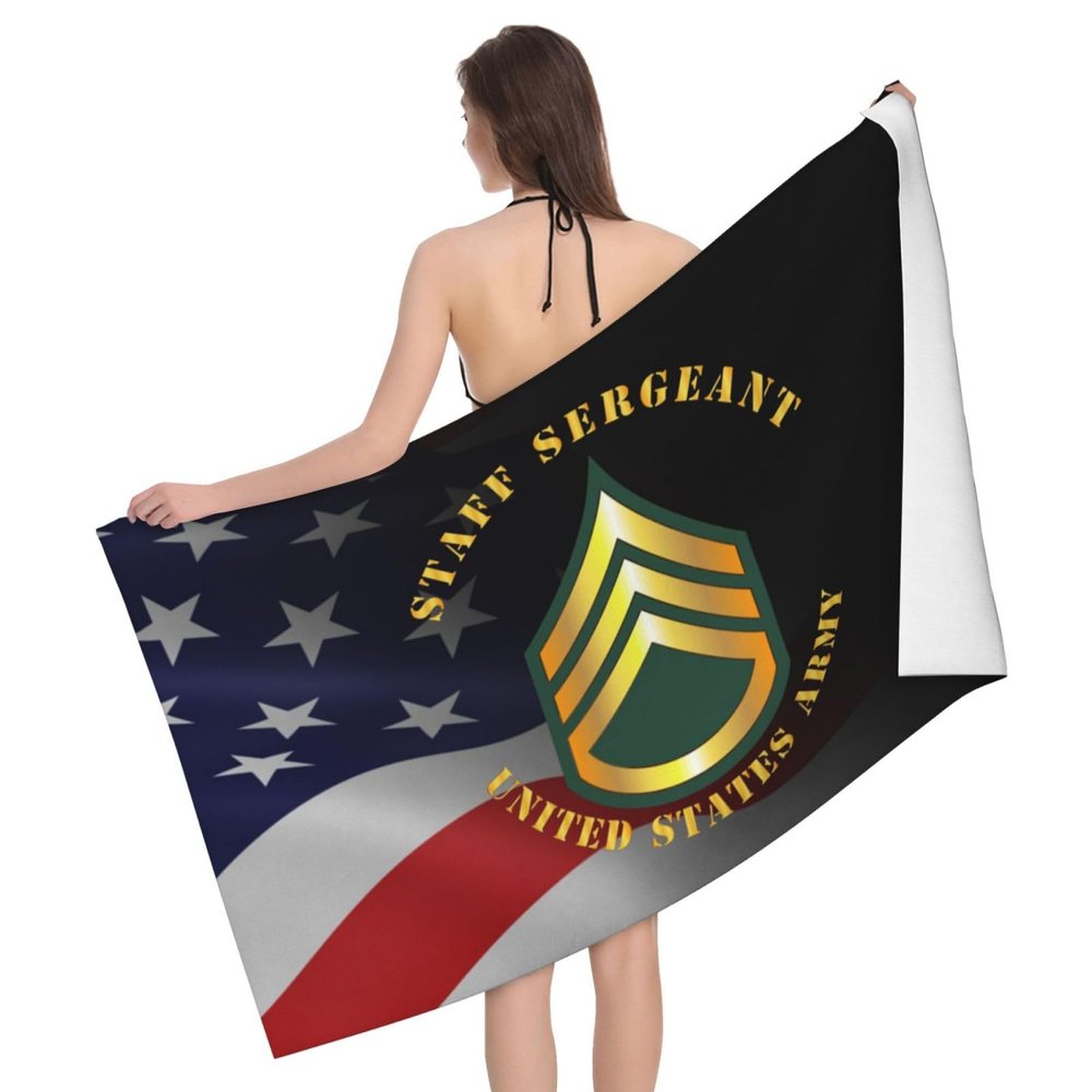 Qauirfe Staff Sergeant Bath Towel Quick Drying 52?32in